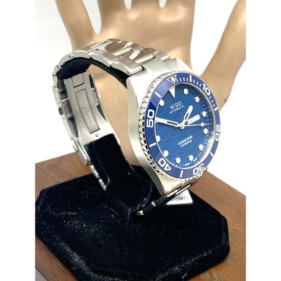 Mido Men's Watch M0424301104100 Ocean Star Swiss Automatic Day Date Steel 42.5mm - Picture 14 of 14
